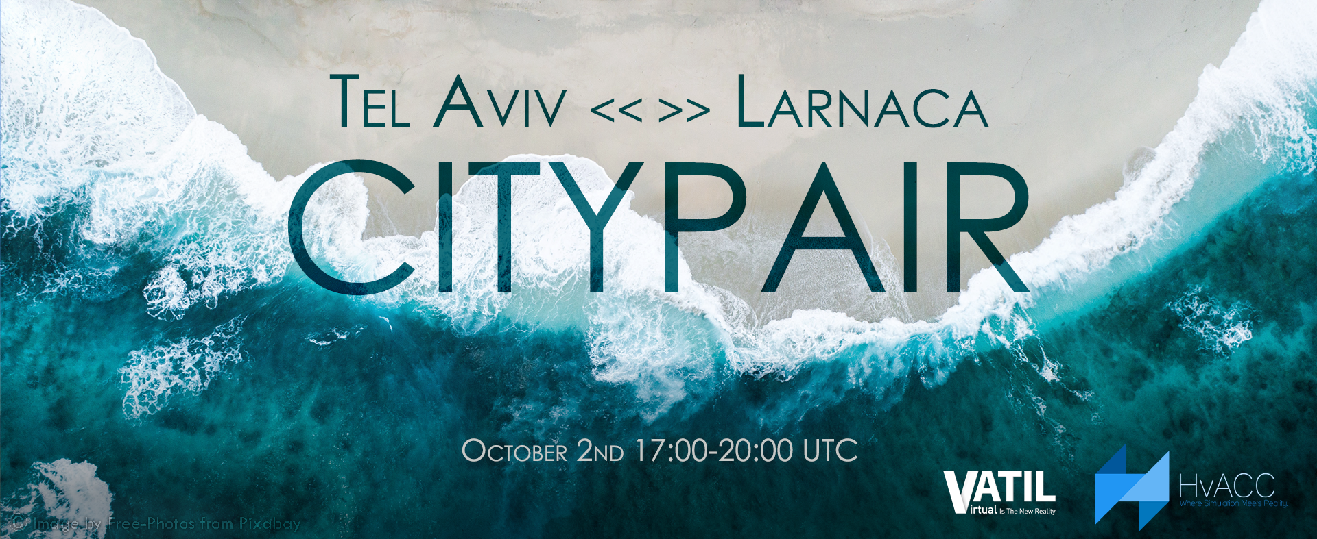 Tel Aviv <<>> Larnaca City Pair | Friday 2nd October 2020 | 1700z - 2000z