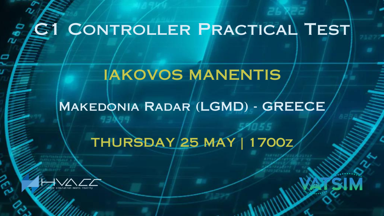 C1 CPT @ LGMD_CTR | Thursday, 25 May| 17:00z - 19:00z